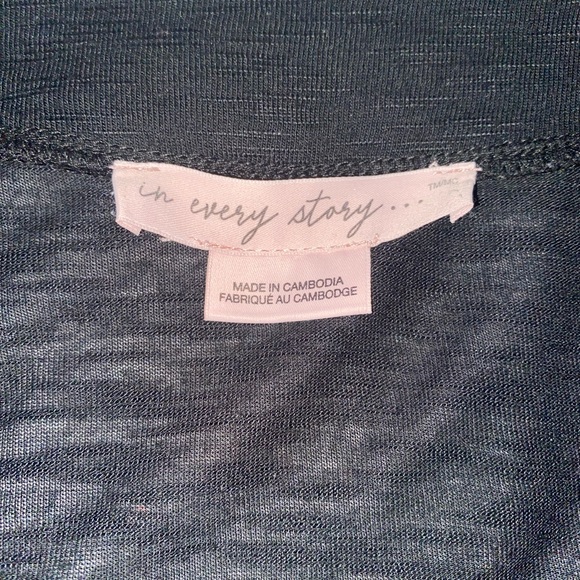 Shirt sleeve cardigan with side buttons - Picture 4 of 4